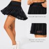 Women's High Waist Athletic Skorts with Shorts Pockets Ruffle Hem Flowy Skirts Mini Tiered Short Skirt Casual Summer